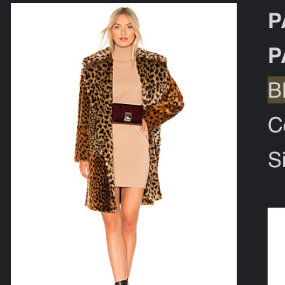 BLANKNYC PATCHWORK FAUX FUR COAT IN PARTY ANIMAL